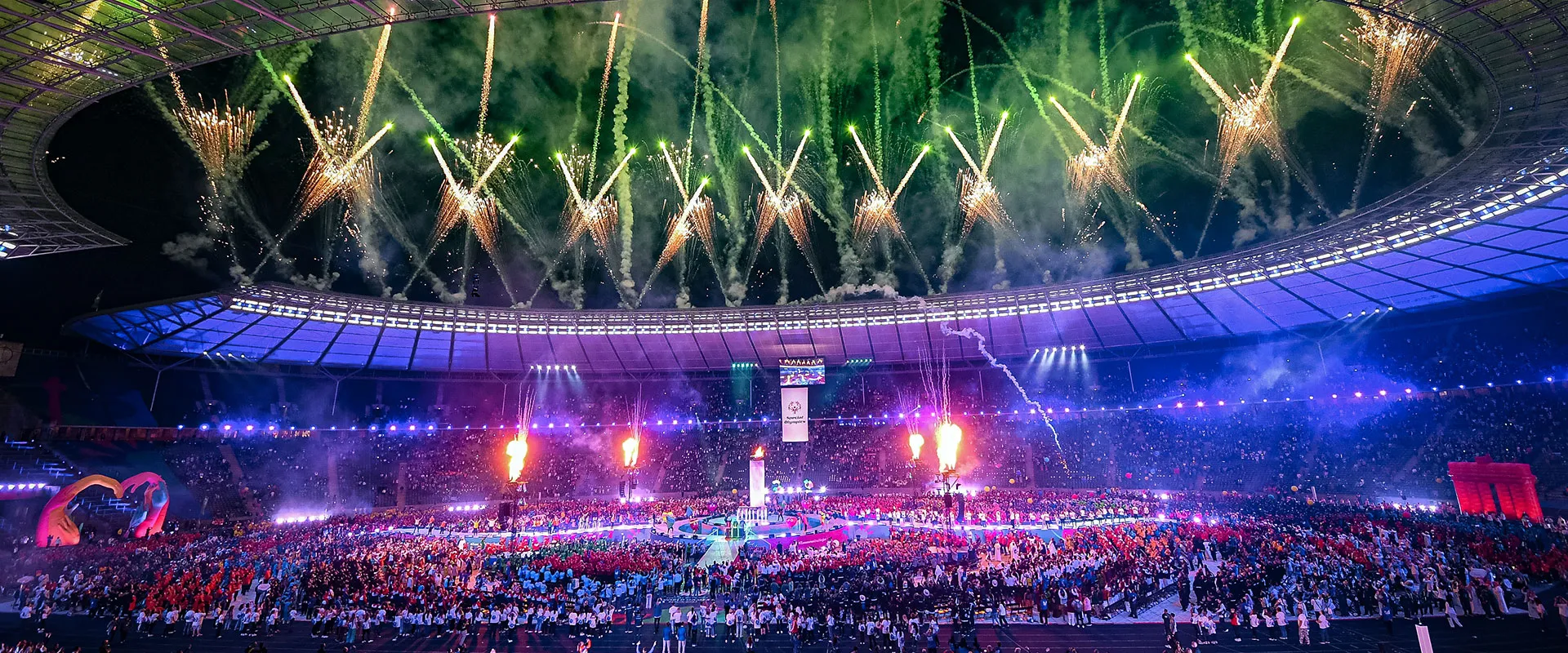 Eröffnungsveranstaltung der Special Olympics World Games 2023 im Berliner Olympia-Stadion.